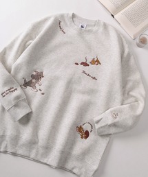 【71】【TOM&JERRY/トムとジェリー】サガラ刺繍 裏起毛 アソート スウェット