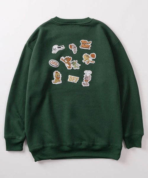 Tom&Jerry(トムアンドジェリー)の「【71】【TOM&JERRY/トムとジェリー】サガラ刺繍 裏起毛 アソート スウェット(スウェット・レディース・グレー/アッシュグレー/オフホワイト/ワイン/ダークグレー/ベージュ/バーガンディー/グリーン・M/L)」の11枚目の写真