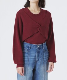 LOVELESS（ラブレス）の「ニットレイヤードトップス（ニット/セーター）」