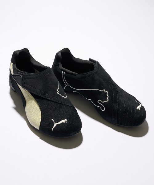 PUMA(プーマ)の「【PUMA】SLIPCAT(スニーカー・レディース・ブラック/オフホワイト・22.5cm/23cm/23.5cm/24cm/24.5cm/25cm)」の2枚目の写真