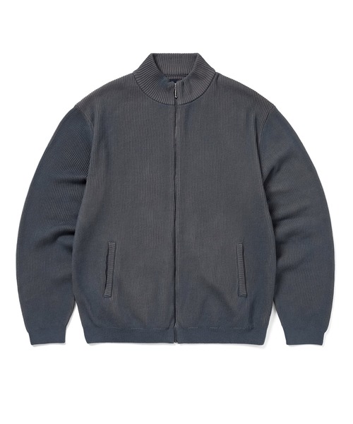 thisisneverthat(ディスイズネバーザット)の「Full Zip Cardigan(カーディガン/ボレロ・メンズ・ブラック/ブルー系その他/ホワイト・L/M/S/XL)」の2枚目の写真