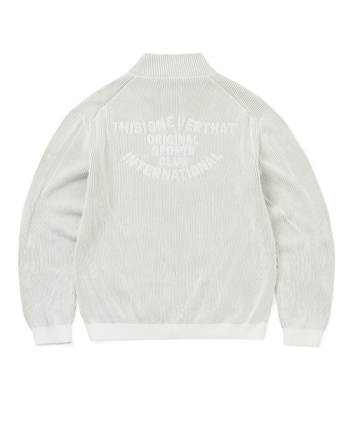 thisisneverthat(ディスイズネバーザット)の「Full Zip Cardigan(カーディガン/ボレロ・メンズ・ブラック/ブルー系その他/ホワイト・L/M/S/XL)」の5枚目の写真
