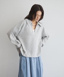 GARAGE OF GOOD CLOTHING | 襟付きスキッパードロストプルオーバー(スウェット)