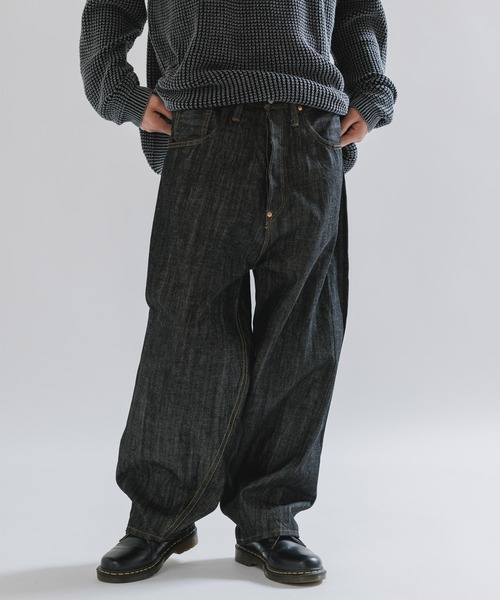 SKEWed/スキュー テーパードシルエット スキュー加工 コインポケット