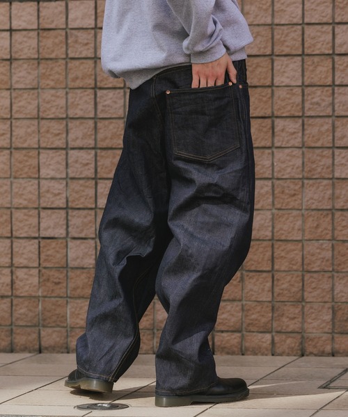 SKEWed/スキュー テーパードシルエット スキュー加工 コインポケット