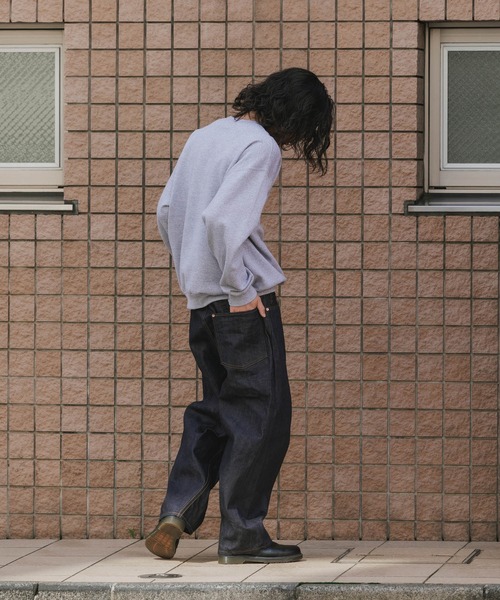 SKEWed(スキュー)の「SKEWed/スキュー テーパードシルエット スキュー加工 コインポケットデニムパンツ(デニムパンツ・メンズ・ブラック/インディゴブルー・32/34/30)」の7枚目の写真