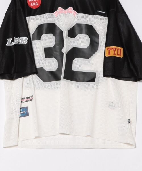 Little sunny bite(リトルサニーバイト)の「【RES】【little sunny bite】sporty mesh big tee(Tシャツ/カットソー・レディース・ホワイト/ブラック・MEDIUM/SMALL)」の13枚目の写真