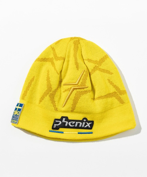 phenix（フェニックス）の「phenix(フェニックス)Sweden Knit Cap スウェーデン ニットキャップ ビーニー(保温性/吸汗速乾)（ニットキャップ/ビーニー・メンズ・イエロー・ONE SIZE）」の6枚目の写真