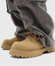 SHEPP（シープ）の「フェイクスエード厚底プレーントゥシューズ（ブーツ）」