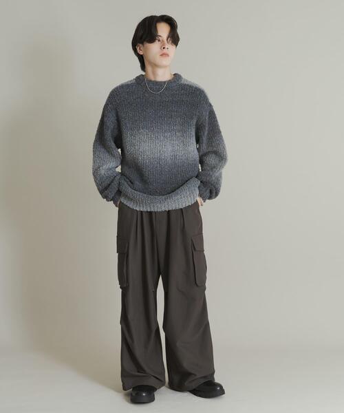 セール】『ユニセックス』ブークレグラデーションニット（ニット