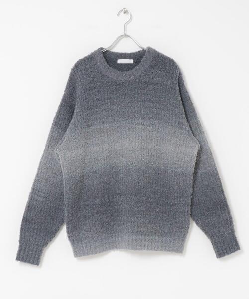 セール】『ユニセックス』ブークレグラデーションニット（ニット