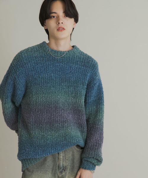 セール】『ユニセックス』ブークレグラデーションニット（ニット