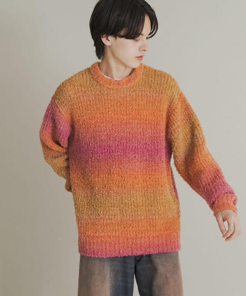 ユニセックス』ブークレグラデーションニット（ニット/セーター