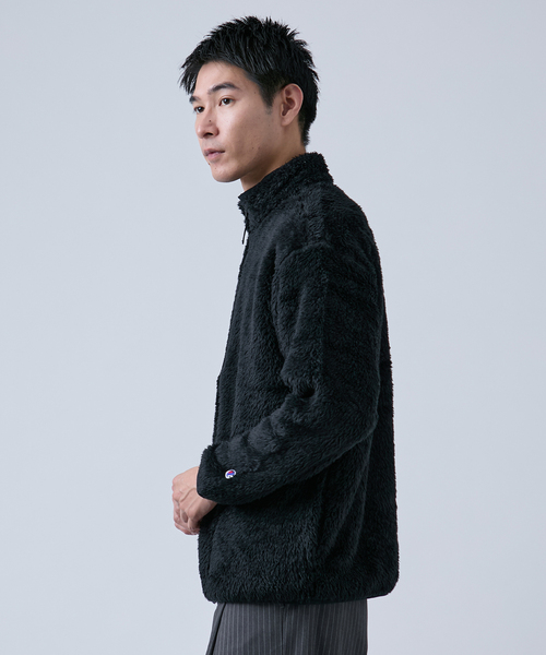 Champion（チャンピオン）の「【Champion/チャンピオン】スタンドジップジャケット（ブルゾン・メンズ・ブラック/オリーブ・MEDIUM/LARGE）」の5枚目の写真