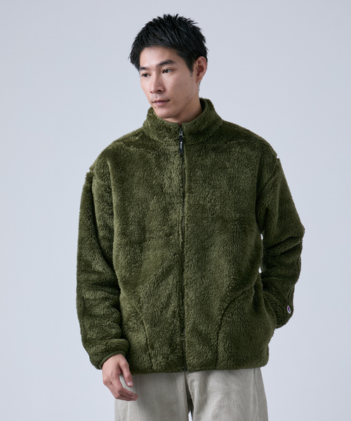 Champion（チャンピオン）の「【Champion/チャンピオン】スタンドジップジャケット（ブルゾン・メンズ・ブラック/オリーブ・MEDIUM/LARGE）」の8枚目の写真