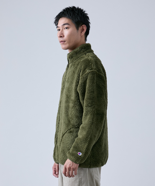 Champion（チャンピオン）の「【Champion/チャンピオン】スタンドジップジャケット（ブルゾン・メンズ・ブラック/オリーブ・MEDIUM/LARGE）」の9枚目の写真