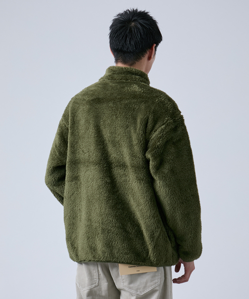 Champion（チャンピオン）の「【Champion/チャンピオン】スタンドジップジャケット（ブルゾン・メンズ・ブラック/オリーブ・MEDIUM/LARGE）」の10枚目の写真