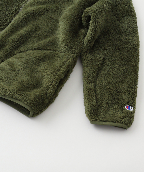 Champion（チャンピオン）の「【Champion/チャンピオン】スタンドジップジャケット（ブルゾン・メンズ・ブラック/オリーブ・MEDIUM/LARGE）」の13枚目の写真