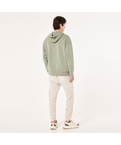 OAKLEY(オークリー)の「オークリー EN NEW RETRO FLEECE HOODIE 1.7/パーカー/吸汗速乾/ストレッチ/MENS/メンズ/OAKLEY(パーカー・メンズ・グレー系その他/ライトグレー/アイボリー・XL/S/M/L)」の9枚目の写真
