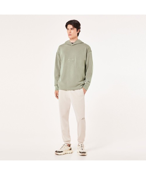 OAKLEY(オークリー)の「オークリー EN NEW RETRO FLEECE HOODIE 1.7/パーカー/吸汗速乾/ストレッチ/MENS/メンズ/OAKLEY(パーカー・メンズ・グレー系その他/ライトグレー/アイボリー・XL/S/M/L)」の8枚目の写真
