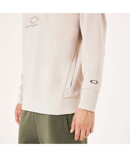 OAKLEY(オークリー)の「オークリー EN NEW RETRO FLEECE HOODIE 1.7/パーカー/吸汗速乾/ストレッチ/MENS/メンズ/OAKLEY(パーカー・メンズ・グレー系その他/ライトグレー/アイボリー・XL/S/M/L)」の21枚目の写真