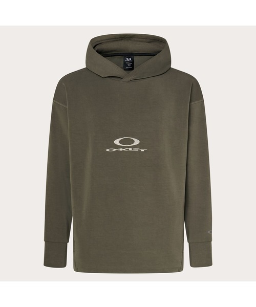 OAKLEY(オークリー)の「オークリー EN NEW RETRO FLEECE HOODIE 1.7/パーカー/吸汗速乾/ストレッチ/MENS/メンズ/OAKLEY(パーカー・メンズ・グレー系その他/ライトグレー/アイボリー・XL/S/M/L)」の11枚目の写真