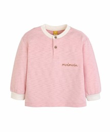 moimoln | 【SOFT&】配色カラー長袖Tシャツ(Tシャツ/カットソー)
