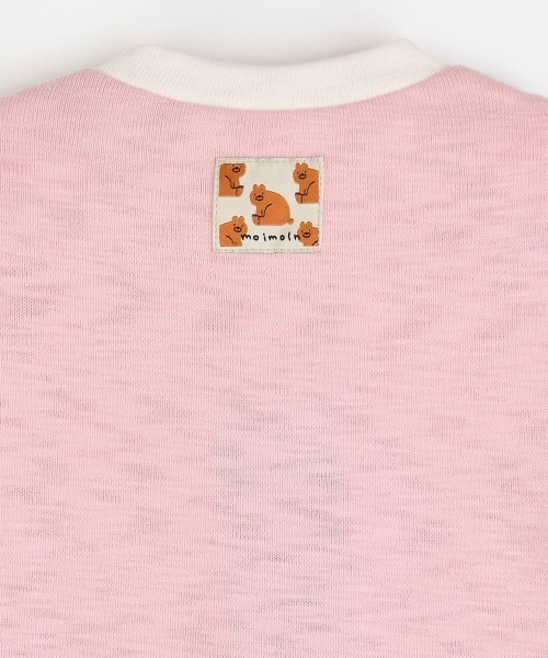 moimoln(モイモルン)の「【SOFT&】配色カラー長袖Tシャツ(Tシャツ/カットソー・キッズ・アイボリー/バーガンディー/ピンク/ミント・90cm/100cm/120cm/110cm)」の15枚目の写真