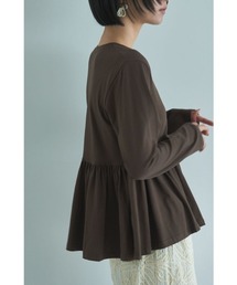 marjour | COFFEE PEPLUM TEE(Tシャツ/カットソー)