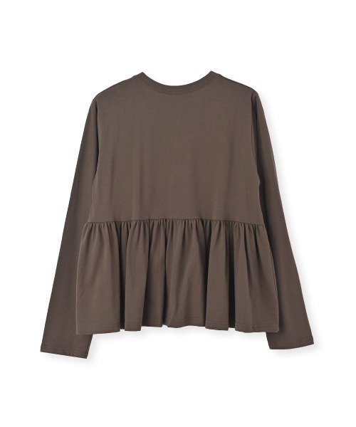 marjour（マージュール）の「COFFEE PEPLUM TEE（Tシャツ/カットソー・レディース・ブラウン・M）」の12枚目の写真