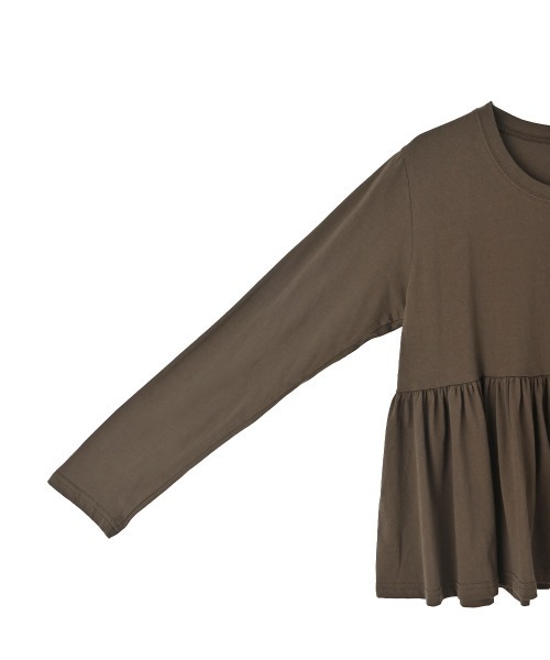 marjour（マージュール）の「COFFEE PEPLUM TEE（Tシャツ/カットソー・レディース・ブラウン・M）」の13枚目の写真