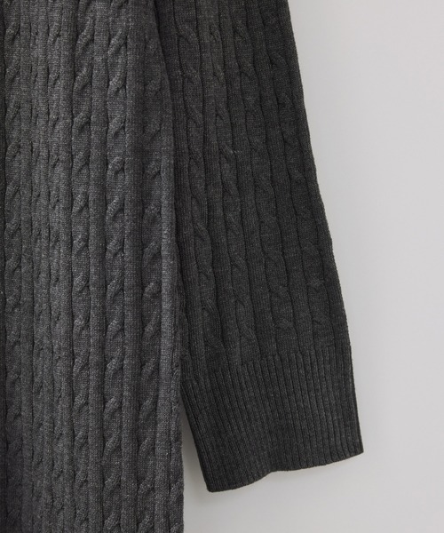 POLO BCS（ポロ ビーシーエス）の「【POLO BCS】VIS別注ニットワンピース（ワンピース・レディース・チャコールグレー/ダークブラウン・FREE）」の19枚目の写真