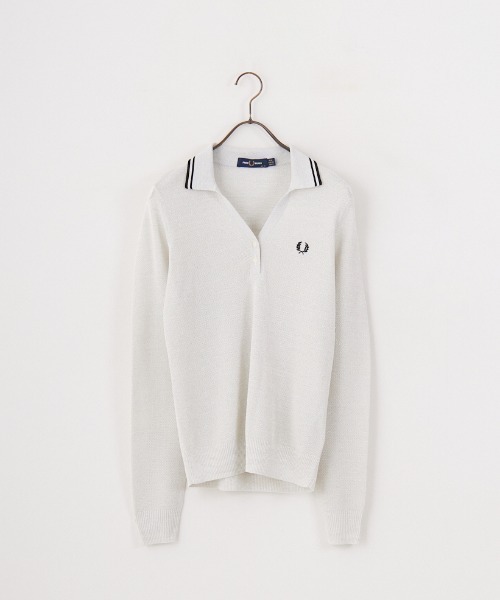 FRED PERRY/フレッドペリー] ツインティップライン メタリックニット