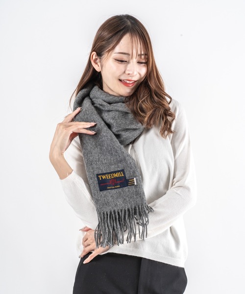 TWEEDMILL】大判ストール ウール チェック 70x190cm イギリス製
