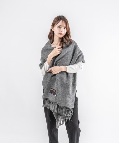 TWEEDMILL】大判ストール ウール チェック 70x190cm イギリス製