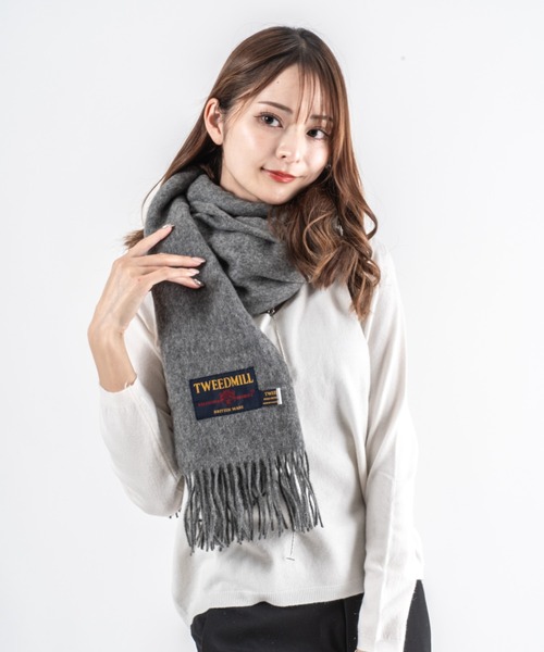 TWEEDMILL】大判ストール ウール チェック 70x190cm イギリス製