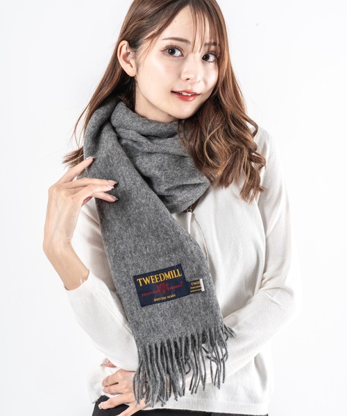 TWEEDMILL】大判ストール ウール チェック 70x190cm イギリス製