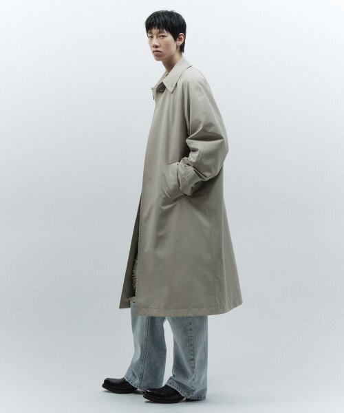 INSILENCE(インサイロンス)の「ピグメントウォッシュバルマカンコート GREY BEIGE(トレンチコート・レディース・その他・MEDIUM/LARGE)」の9枚目の写真