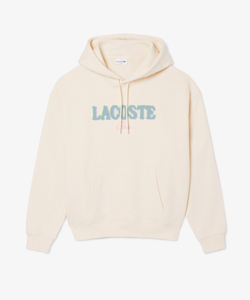 LACOSTE（ラコステ）の「シャギーブランドネームロゴスウェットフーディー（パーカー・メンズ・オフホワイト/ブラック・3/2/4/5）」の7枚目の写真