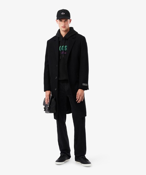 LACOSTE（ラコステ）の「シャギーブランドネームロゴスウェットフーディー（パーカー・メンズ・オフホワイト/ブラック・3/2/4/5）」の12枚目の写真