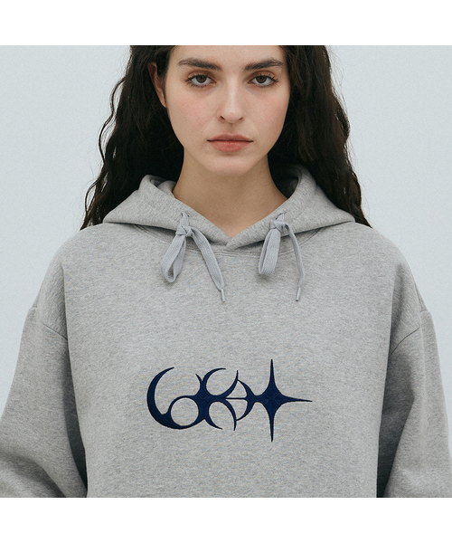 The Union グレー フード付きパーカー Lサイズ セール】ラウンダリースター フードパーカー グレー（パーカー