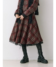 jouetie | パターンベルトフレアロングスカート【セットアップ対応】(スカート)