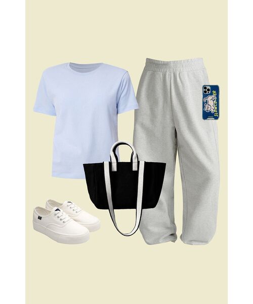 MUSINSA STANDARD WOMAN（ムシンサスタンダードウーマン）の「ウィメンズベーシッククルーネックTシャツ[セレニティブルー]（Tシャツ/カットソー・レディース・その他・SMALL/MEDIUM/X-SMALL）」の9枚目の写真