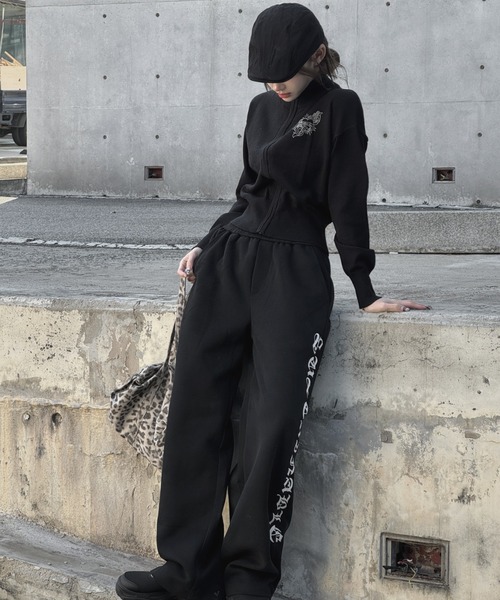 KsG（ケーエスジー）の「マルチレタリングスウェットパンツ（スウェットパンツ・レディース・グレー/ブラック・MEDIUM/X-LARGE/LARGE/SMALL）」の10枚目の写真