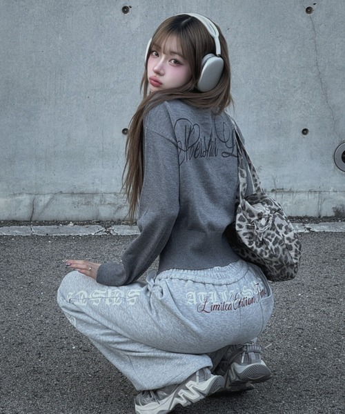 KsG（ケーエスジー）の「マルチレタリングスウェットパンツ（スウェットパンツ・レディース・グレー/ブラック・MEDIUM/X-LARGE/LARGE/SMALL）」の20枚目の写真