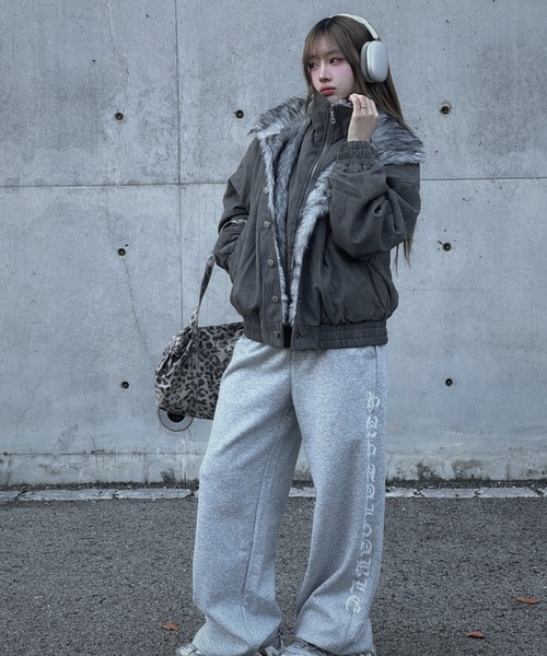KsG（ケーエスジー）の「マルチレタリングスウェットパンツ（スウェットパンツ・レディース・グレー/ブラック・MEDIUM/X-LARGE/LARGE/SMALL）」の17枚目の写真