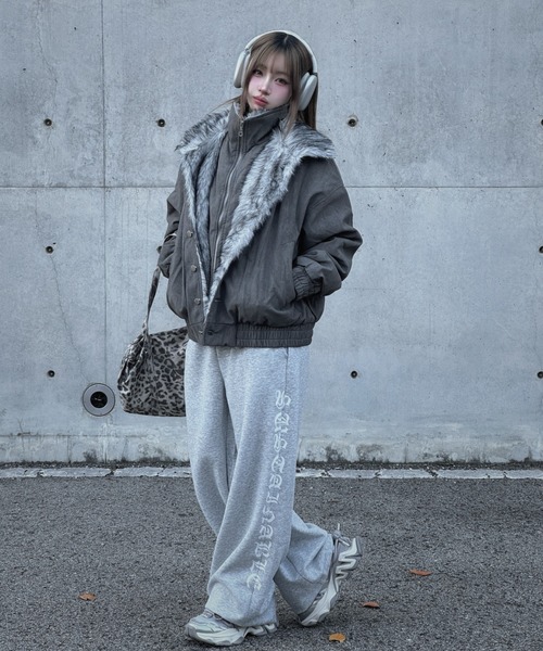 KsG（ケーエスジー）の「マルチレタリングスウェットパンツ（スウェットパンツ・レディース・グレー/ブラック・MEDIUM/X-LARGE/LARGE/SMALL）」の18枚目の写真