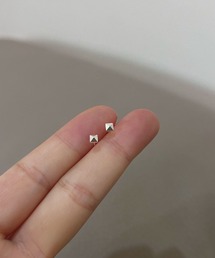 YU-KA:ピラミッドスタッズ スタッドミニピアス pyramid studs stud mini pierce