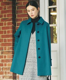 AMACA（アマカ）の「ウールカシミヤAラインコート（ピーコート）」