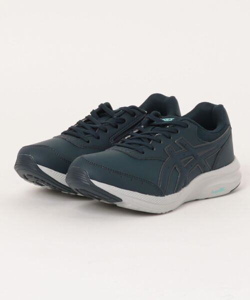 ASICS WALKING（アシックスウォーキング）の「ASICS アシックス GEL-FUNWALKER W053 EXTRA WIDE【幅広3E/軽量】レディースウォーキングシューズ スニーカー(ゲルファンウォーカーW053)（スニーカー・レディース・ベージュ/ネイビー・22.5cm/23.0cm/23.5cm/24.0cm/24.5cm/25.0cm）」の2枚目の写真